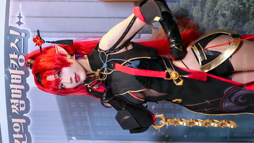 asian cosplay elf clip