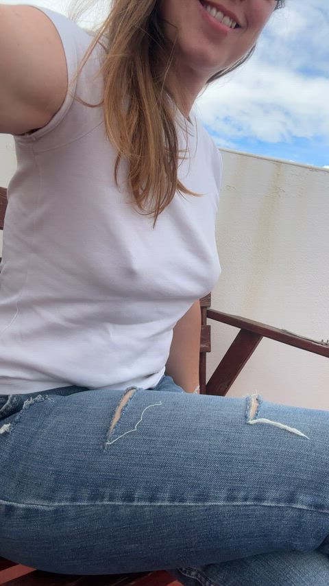 amateur milf pussy jeans clip