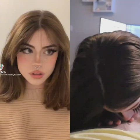 celebrity split screen porn tiktok clip