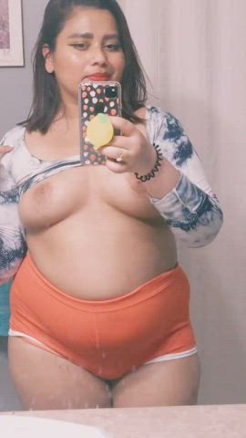 bbw milf natural tits clip