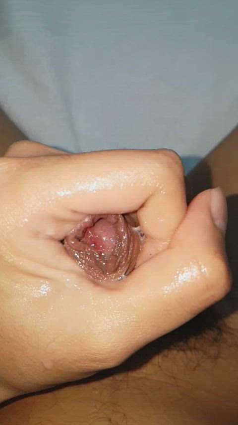 cock foreskin penis slow motion uncircumcised clip