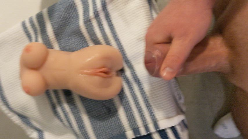 cock cum masturbating clip