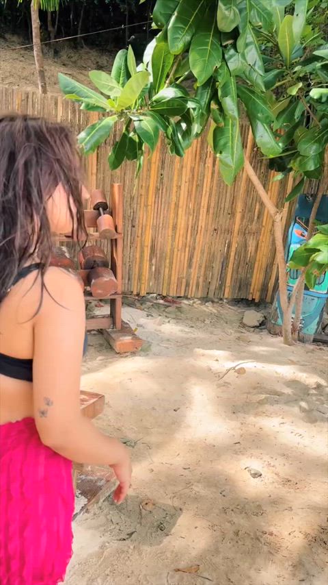 bikini celebrity cute micro bikini clip