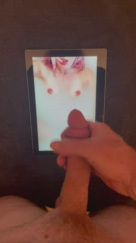 cumshot tits tribute clip