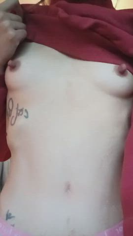 amateur petite small tits clip