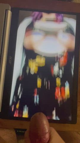 cumshot tits tribute clip