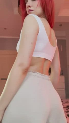 Ass Redhead Tease clip
