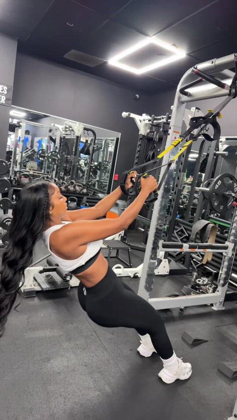 ass black gym puerto rican clip