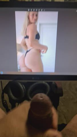 cumshot jerk off tribute clip