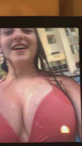 boobs cumshot tribute clip
