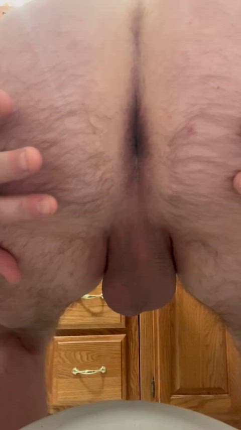 balls bending over boy pussy fetish gape kinky taboo tight ass clip