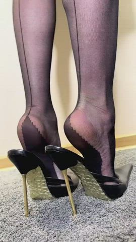 Heels Pantyhose Soles clip