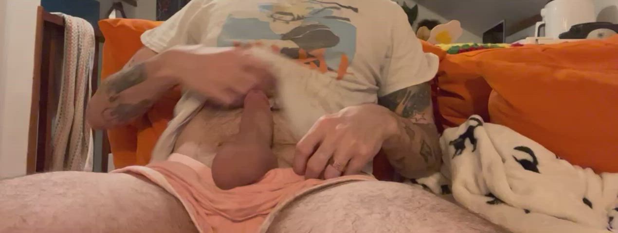 big dick jerk off tattoo clip