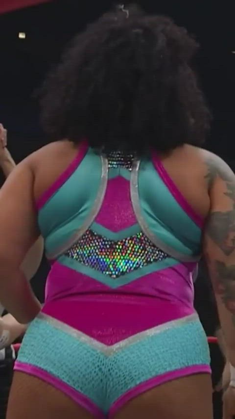 big ass big tits ebony thick wrestling clip