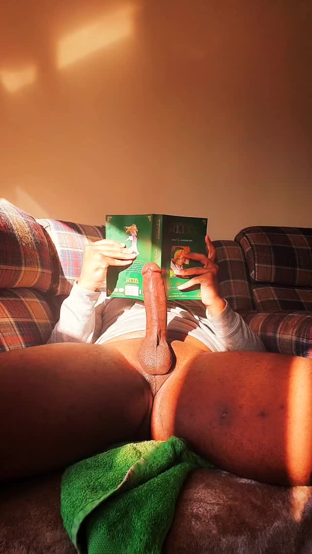 Just starting my day with some reading.
