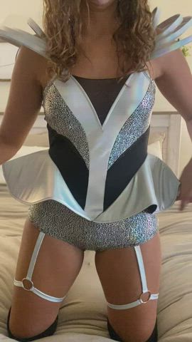 Taking off my alien costume