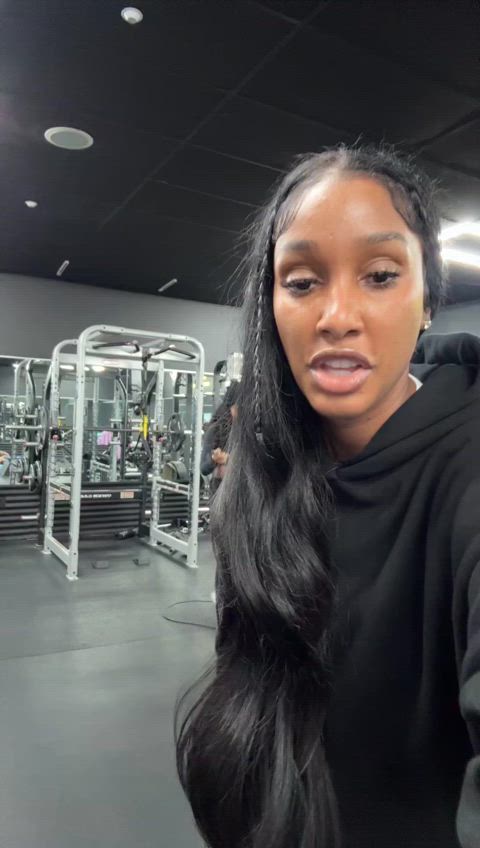 black gym puerto rican undressing clip