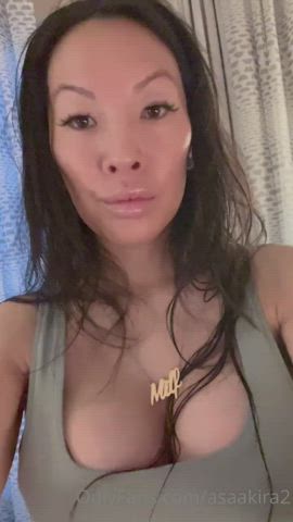 asa akira boobs nipples perky clip
