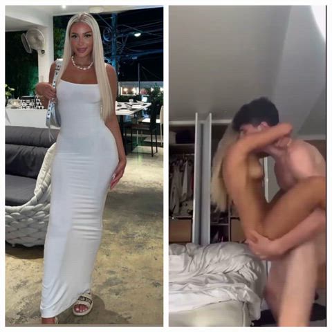 blonde exposed hardcore intense moaning pounding clip