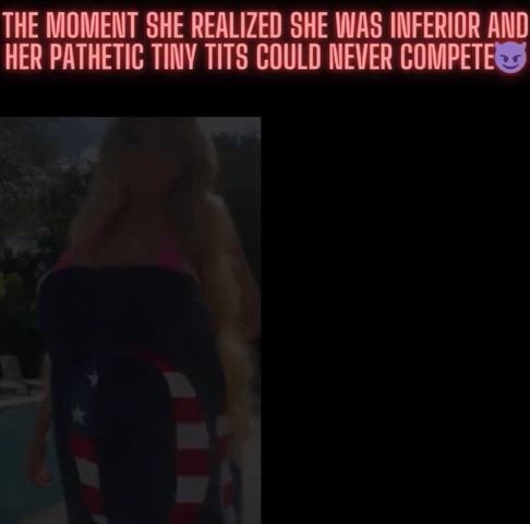 big tits degrading extra small humiliation small nipples small tits just-boobs clip