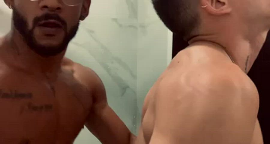 gay interracial sex clip