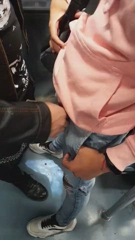 gay handjob public clip