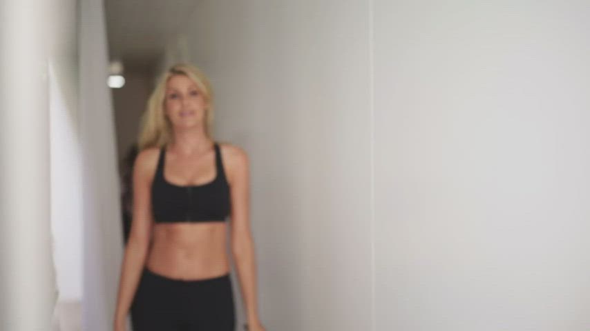 Blonde Brazilian Model clip