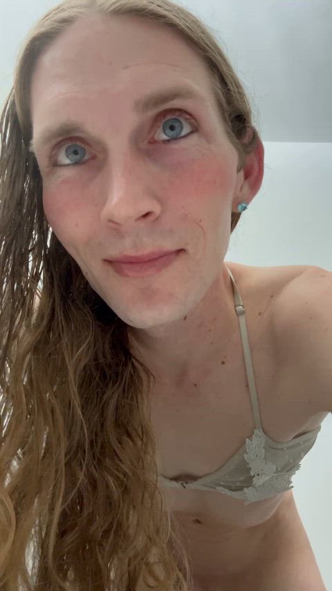 cute female pov femboy feminization trap clip