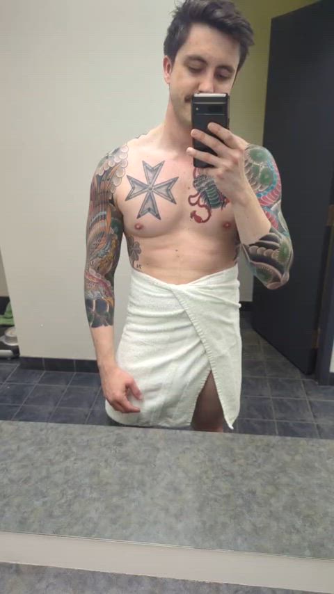 amateur big dick solo tattoo tease clip