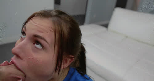 Big Dick Blowjob Brunette clip