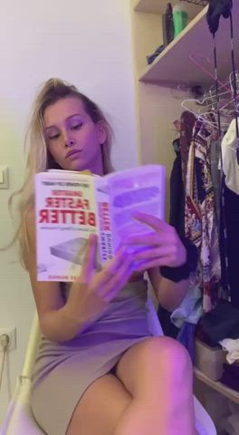 blonde nerd student teen legal-teens clip