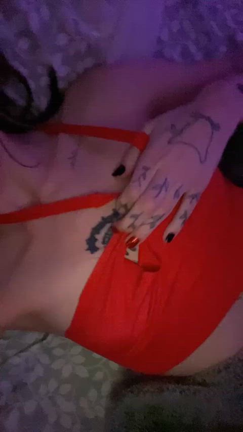 bed petite small tits striptease tattooed tease just-boobs clip