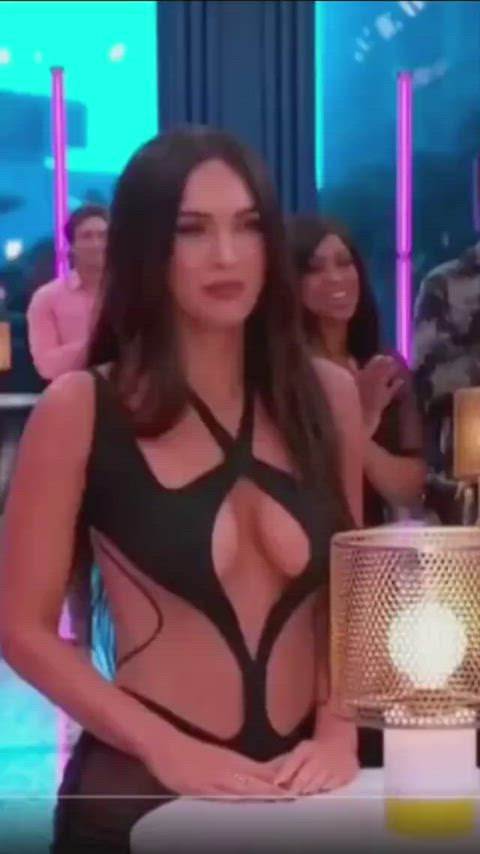 celebrity cleavage megan fox clip