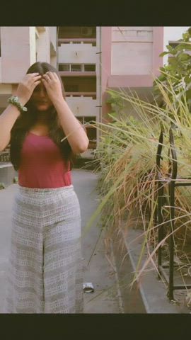 brunette curvy cute indian clip