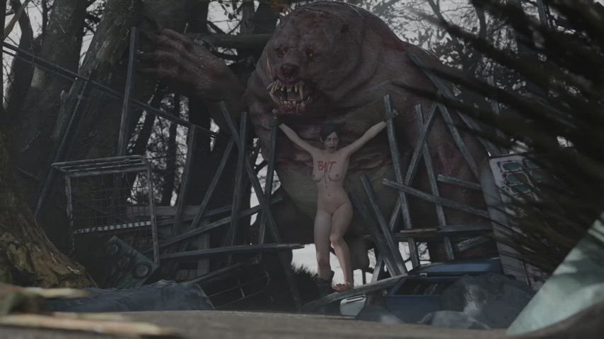 animation forced monster cock clip