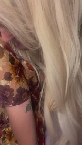 blonde dildo vibrator clip