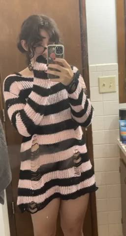 Do you like my new sweater? ๐ฅบ Add my Snapchat: Hung_Trans