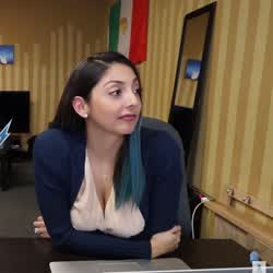Busty Cleavage Latina clip