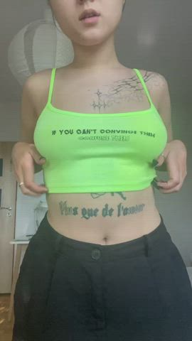 These energetic boobs will happily make your day more positive and your dick harder