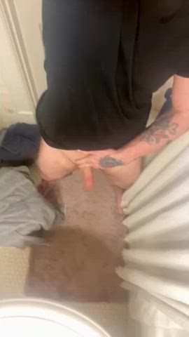 bathroom cut cock thick cock clip