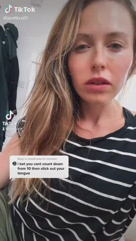 JOI TikTok Tongue Fetish Tribute clip