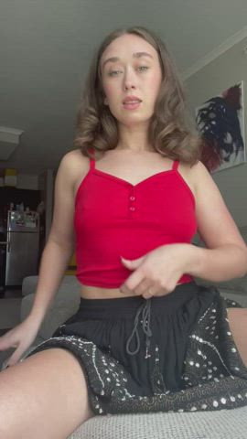 Brunette MILF Pussy Small Tits Porn GIF by ellakaye