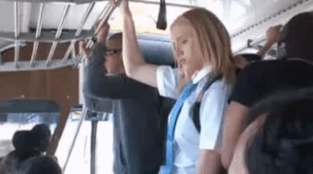 bus fingering public clip