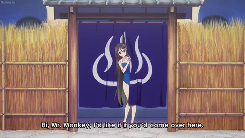 anime big ass cute pool spanking clip