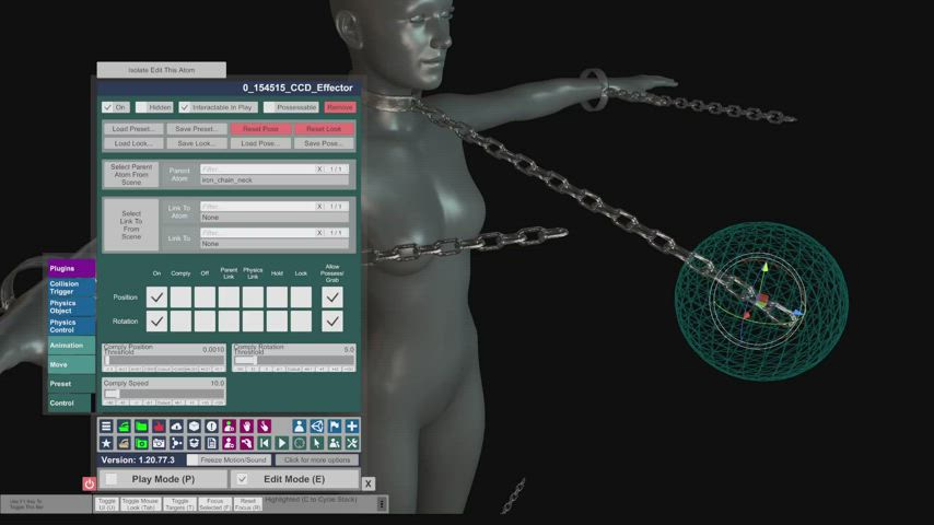3D Female Toy clip