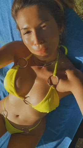 bikini brazilian celebrity thick tits clip