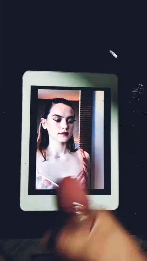 celebrity cum cumshot daisy ridley tribute clip