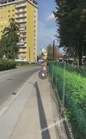 Blonde Boobs Nude Public clip