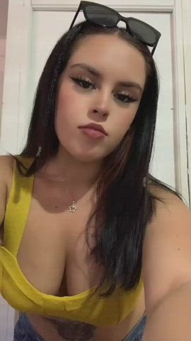 big tits boobs huge tits nsfw teen thick tiktok tits clip