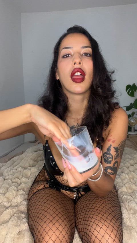 cum cum eating instructions cumslut clip